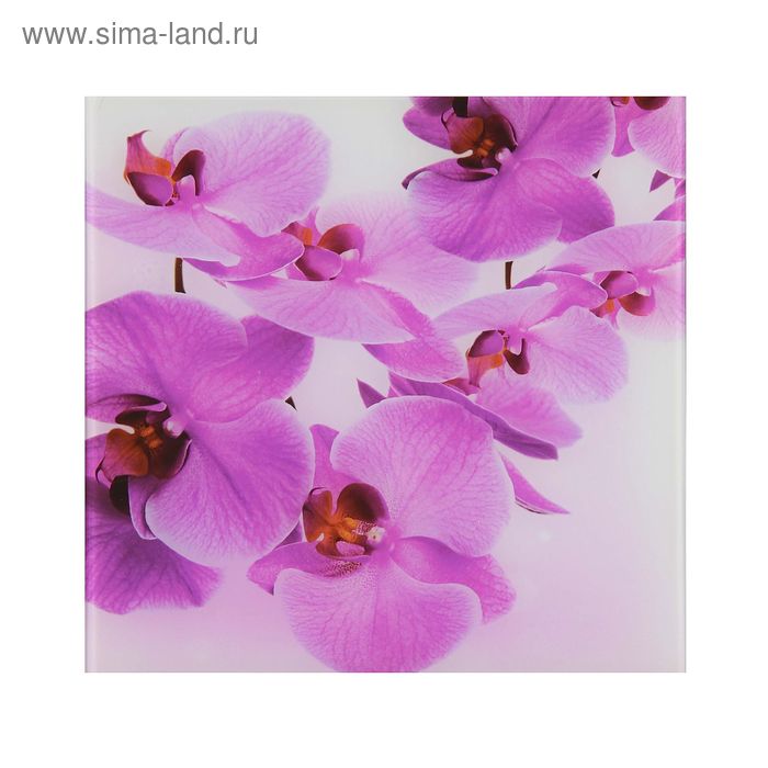 Картина на стекле "Орхидеи"  30*30см - Фото 1