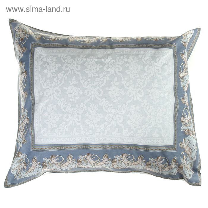 Наволочки Этель "Ангелы", размер 70х70 см-2 шт., ранфорс-люкс, цвет голубой, 138 г/м2 - Фото 1