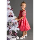 Платье нарядное для девочки, рост 110 см (30), цвет коралл 314-360 - Фото 2