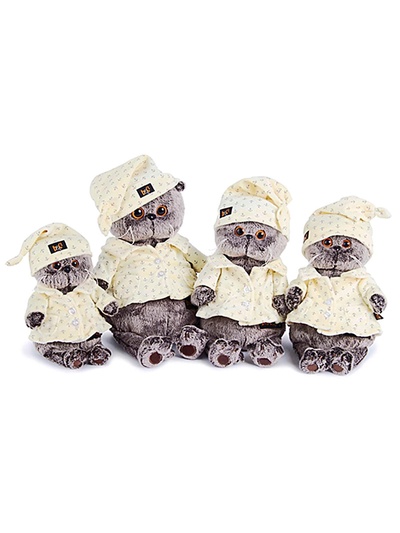 Мягкая игрушка «Кот Басик в пижаме», 30 см