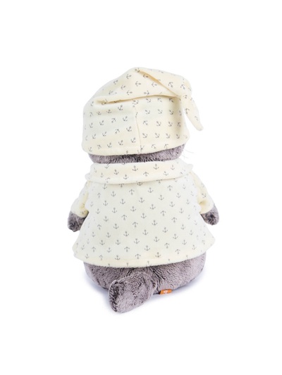 Мягкая игрушка «Кот Басик», в пижаме, 19 см