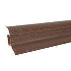Плинтус с кабель-каналом 6,2х2,3х250 см "Престиж" Махагон - Фото 1