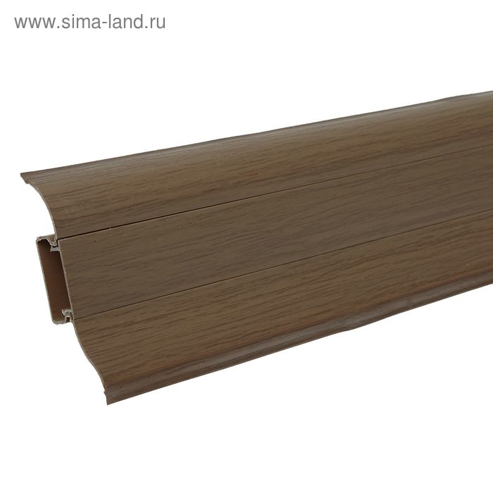 Плинтус с кабель-каналом 6,2х2,3х250 см "Престиж" Дуб Вековой - Фото 1