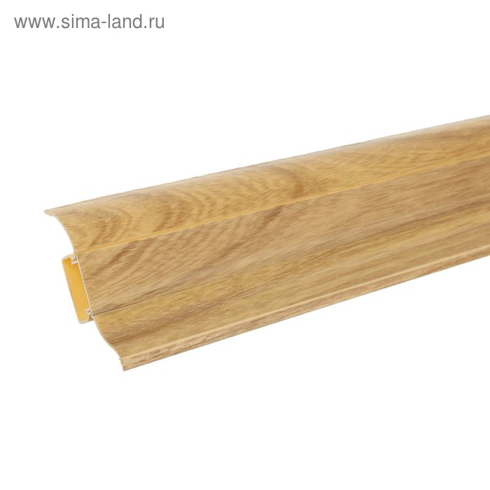 Плинтус с кабель-каналом 6,2х2,3х250 см "Престиж" Олива - Фото 1