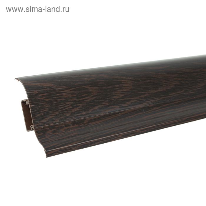 Плинтус с кабель-каналом 6,2х2,3х250 см "Престиж" Венге Замбези - Фото 1