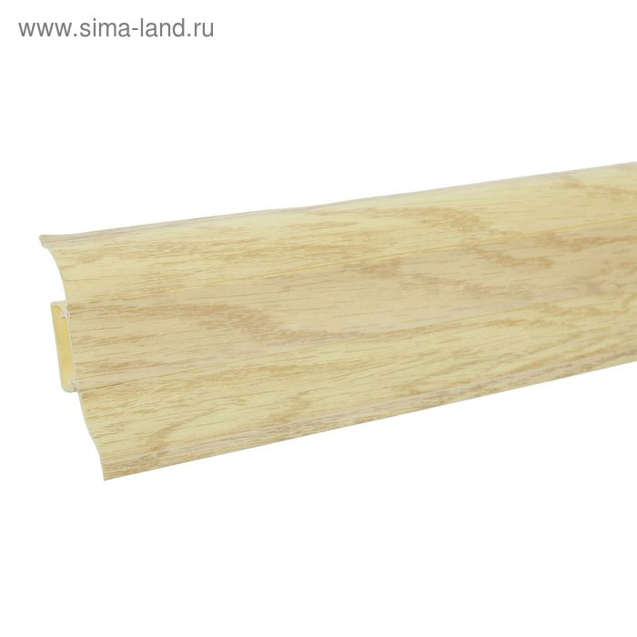 Плинтус с кабель-каналом 6,2х2,3х250 см "Престиж" Клен - Фото 1