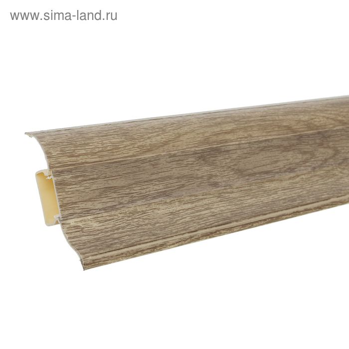 Плинтус с кабель-каналом 6,2х2,3х250 см "Престиж" Мансония - Фото 1