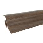 Плинтус с кабель-каналом 6,2х2,3х250 см "Престиж" Каштан - Фото 1