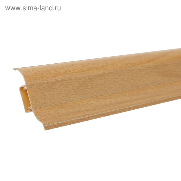 Плинтус с кабель-каналом 6,2х2,3х250 см "Престиж" Бук Ампир - Фото 1
