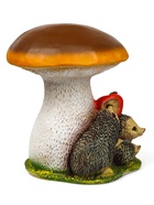 Садовая фигура из полистоуна «Гриб белый с ежами и яблоком», 37×30×30 см - Фото 8
