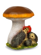 Садовая фигура из полистоуна «Гриб белый с ежами и яблоком», 37×30×30 см - Фото 9