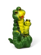 Садовая фигура из полистоуна «Гусеницы семья », 24×14×15 см - Фото 9