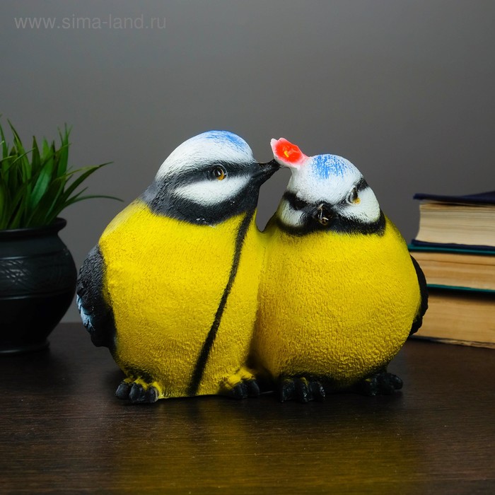 Садовая фигура "Синички пара" 17х21см - Фото 1