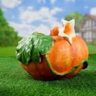 Садовая фигура из полистоуна «Тыква», 30×23×28 см - Фото 1