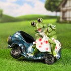 Садовая фигура "Лягушки в автомобиле №1" 34х22х24см - Фото 3