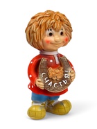 Садовая фигура из полистоуна «Домовичок Счастья», 28×11×13 см 1259518 - фото 14408034