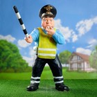 Садовая фигура из полистоуна «Гаишник», 28×39×71 см - Фото 1