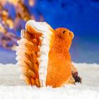 Садовая фигура из полистоуна «Белка на ветке с шишками», 14×24×21 см - Фото 7