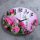 Часы-картина настенные, серия: Цветы, "Розовые розы", плавный ход, 35 х 46 см - фото 8439865