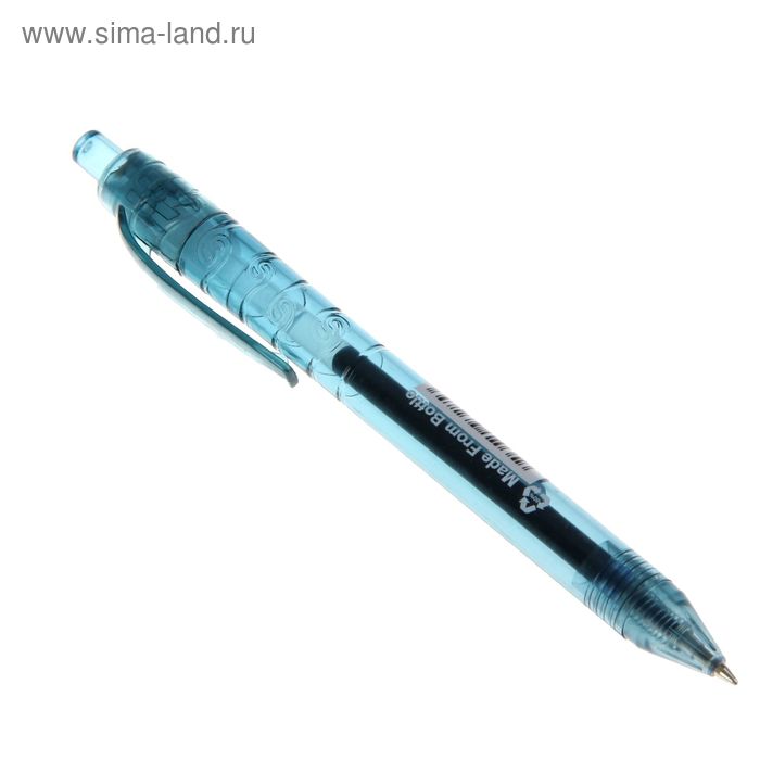 Ручка гелевая автомат Beifa синяя Экопродукция - Фото 1