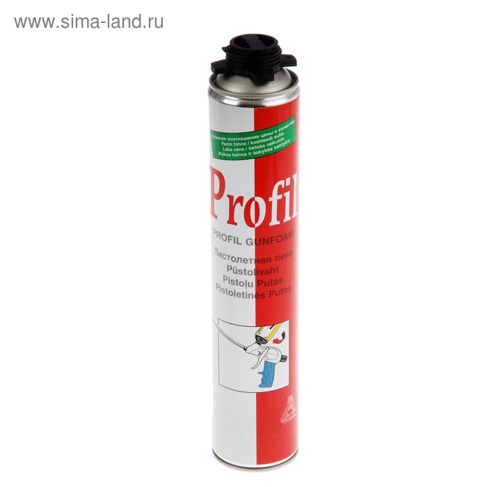 Пена монтажная Soudal Profil, пистолетная, летняя, до 40 л, 625 мл - Фото 1