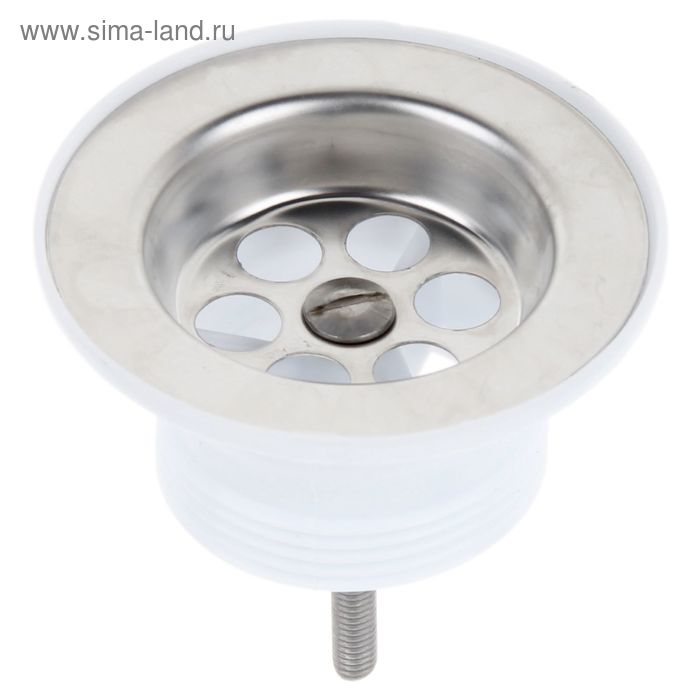 Выпуск Aquant, 1 1/2", с металлической решеткой d=70 мм - Фото 1