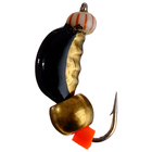 Мормышка «Мир вольфрама», личинка с коронкой и с латунным шаром, d-3 мм - Фото 3