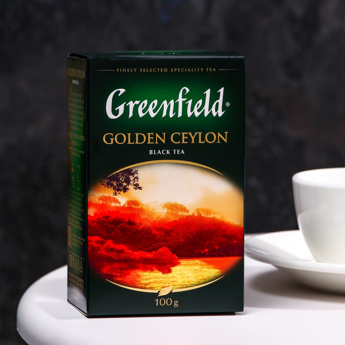 Чай черный Greenfield Golden Ceylon, байховый, 100 г - Фото 1