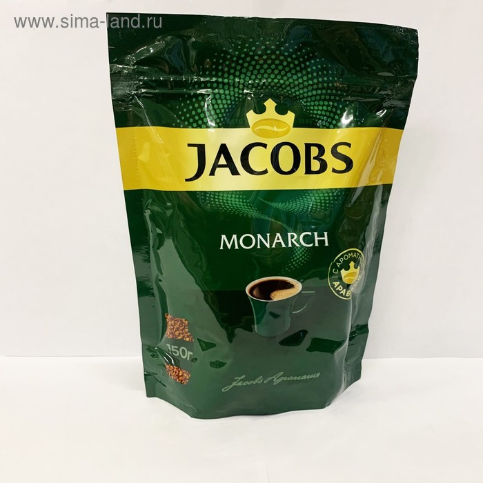 Кофе Jacobs Monarch, натуральный растворимый, сублимированный, 150 г - Фото 1