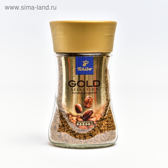 Кофе Tchibo Gold Selection, натуральный растворимый, сублимированный, 47,5 г - Фото 1