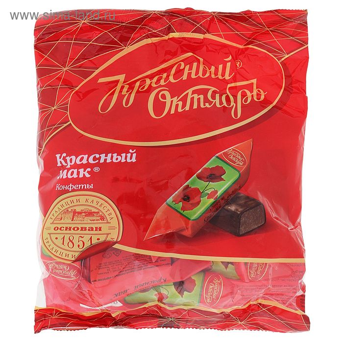 Конфеты "Красный мак", 250 г - Фото 1