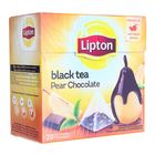 Чай черный Lipton Pear Chocolate, 20 пакетиков*1,6 г - Фото 1