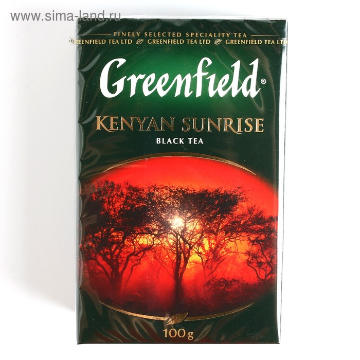 Чай черный Greenfield Kenyan Sunrise, 100 г - Фото 1