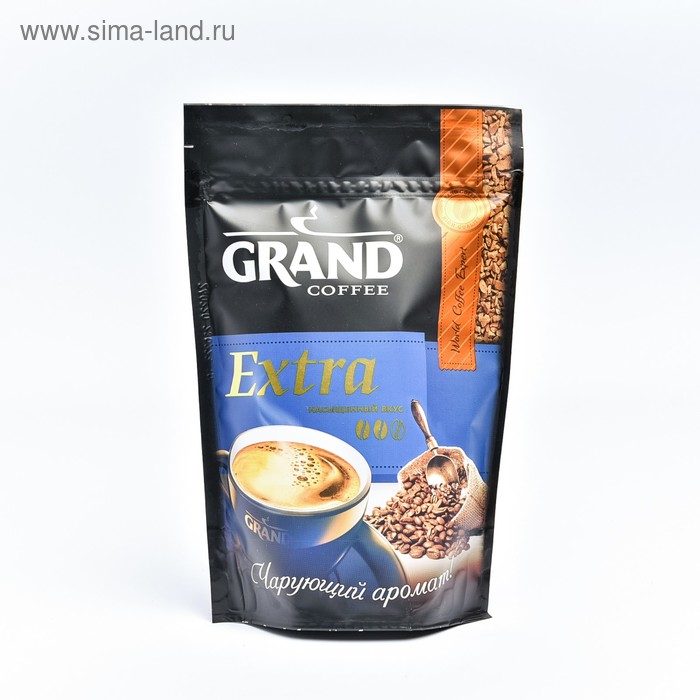 Кофе Grand Extra, натуральный, сублимированный, 95 г - Фото 1