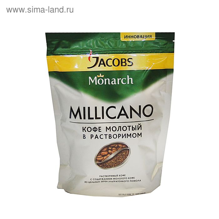 Кофе Jacobs Monarch Millicano, молотый в растворимом, 150 г - Фото 1