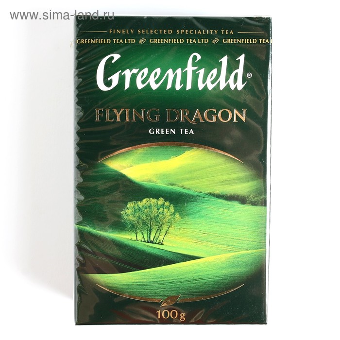 Чай зеленый Greenfield Flying Dragon, 100 г - Фото 1