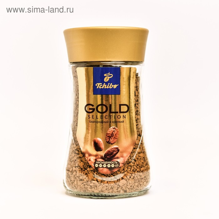 Кофе Tchibo Gold Selection, натуральный растворимый, сублимированный, 95 г - Фото 1