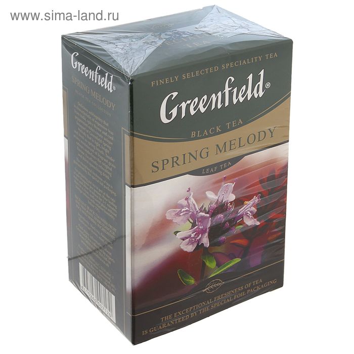 Чай черный Greenfield Spring Melody, с ароматом фруктов и душистых трав, 100 г - Фото 1