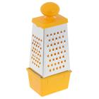 Тёрка «Комфорт», 4 грани с контейнером 450 мл и круглой ручкой, 11×8,5×28 см, цвет МИКС - Фото 6