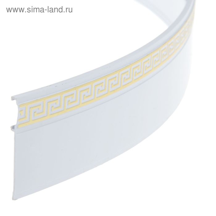 Планка для карниза «Лабиринт», декоративная, ширина 300 см. цвет белый - Фото 1