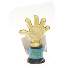 Наградная фигура «Самый лучший мальчик», пятерня, кубок, пластик, золото, 6,5 х 10,5 х 4 см. - Фото 7