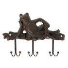 Крючки декоративные металл "Ленивый лягушонок" 18х12х2,5 см - Фото 1