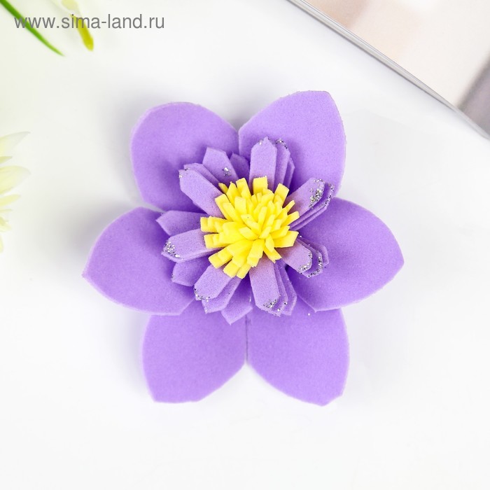 Декор для творчества "Цветок водяной лилии" МИКС 6,5х6,5 см - Фото 1