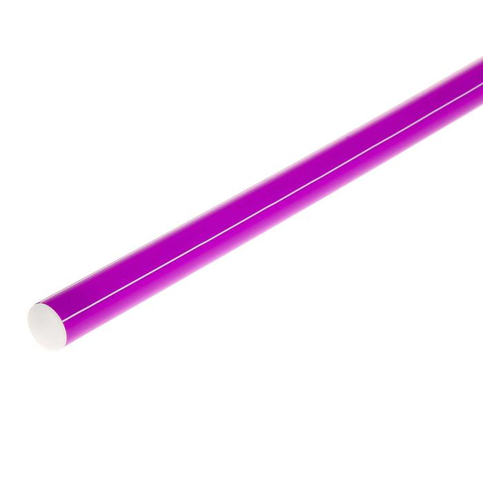 Палка гимнастическая 100 см, цвет фиолетовый - Фото 1