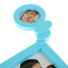 Фоторамка пластик на 2 фото "Мой малыш" (10х15, 6х6 см) голубая 26х16,5х4 см - Фото 3