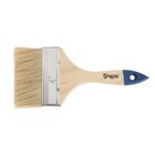 Кисть плоская ТУНДРА, натуральная щетина, деревянная рукоятка, 4", 100 мм - Фото 4