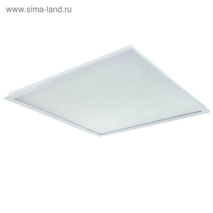 Панель светодиодная ASD LP-eco "Призма", 36 Вт, 6500 К, 3000 Лм, 595х595 мм, без ЭПРА, белая - Фото 1