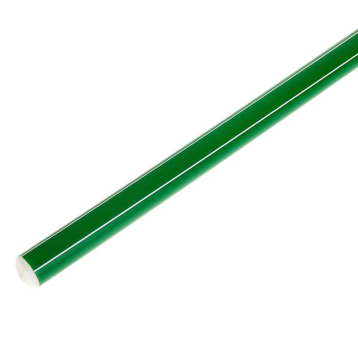 Палка гимнастическая 100 см, цвет зелёный - Фото 1