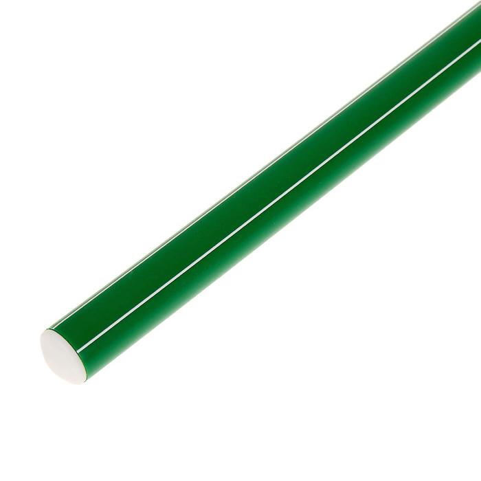 Палка гимнастическая 80 см, цвет зелёный - Фото 1