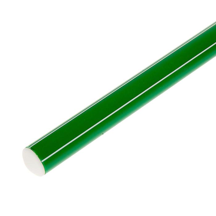 Палка гимнастическая 70 см, цвет зелёный - Фото 1